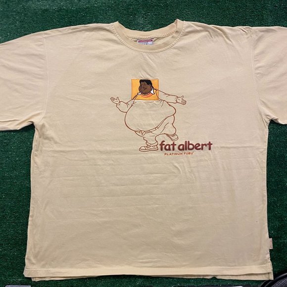Platinum FUBU Fat Albert Vintage Baggy Movie T-Shirt - Picture 1 of 4